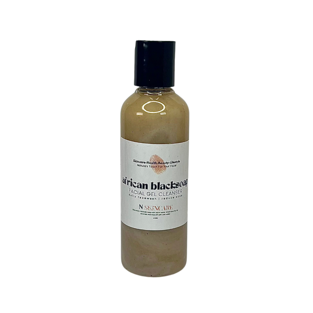 African Blacksoap Facial Gel Cleanser